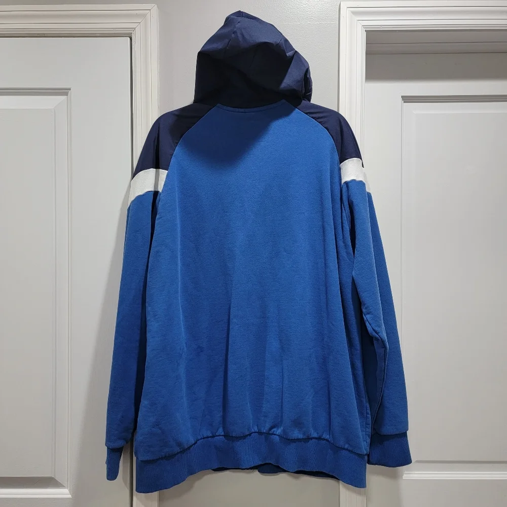 Puma Men's Iconic MCS Full Zip Hoodie Galaxy Blue